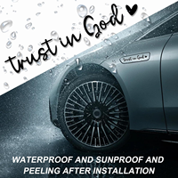 Autocollants en vinyle brillant pour rétroviseurs de voiture GASSER, vente en gros personnalisée, 2 pièces, accessoires automobiles OEM ODM pour détaillants