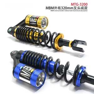 Amortisseur arrière à <span class=keywords><strong>gaz</strong></span> réglable modifié pour scooter Yamaha 100 RSZ FX JOG ZY100 Suspension violette - Product Image 5