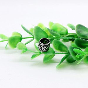 Perle d'espacement cylindrique en acier inoxydable yunnique, plaquée argent 925, pour la fabrication de bracelets, accessoires de bijouterie - Product Image 4