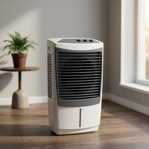Refroidisseur d'air évaporatif tour électrique ELEGANT COOL 100L avec coussinets de refroidissement en nid d'abeille, compatible onduleur, 3 vitesses, chambre à glace, pour hôtel - Product Image 3
