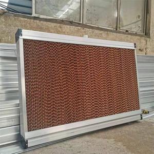 7090 Panel de enfriamiento evaporativo recubierto de marrón para invernaderos agrícolas, papel de enfriamiento de aire tipo panal - Product Image 3