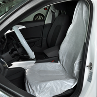 Housses de siège auto universelles, imperméables, transparentes, en plastique transparent