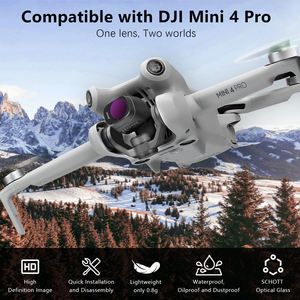 Kit de filtres ND et PL variables Amazear pour drone DJI Mini 4 Pro, 8 à 64, en verre optique HD multicouche, avec cadre pour objectif d'appareil photo - Product Image 5