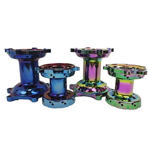 Bujes de Rueda CNC Azul Quemado para CR CRF 125 250 <span class=keywords><strong>450</strong></span>, Juego de Bujes de Aluminio Anodizado Rojo de Alta Durabilidad para Motocross y <span class=keywords><strong>Supermoto</strong></span> - Product Image 1