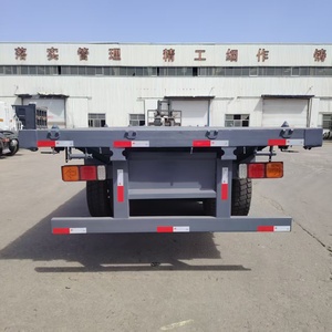 Semirremolque de Plataforma Plana de 2/3/4 Ejes de Alta Capacidad de Carga, Precio Directo de Fábrica, para Transporte de Mercancías - Product Image 5