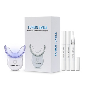 Kit de blanchiment dentaire LED à domicile avec logo personnalisé, gel de blanchiment dentaire PAP et 4 stylos à lumière bleue, sans danger pour l'émail, pour usage domestique - Product Image 2