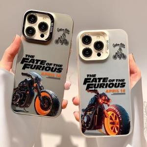 Funda para Teléfono Móvil con Diseño de Motocicleta para 17 Pro Max, con Galvanoplastia y Función Antihuellas - Product Image 1