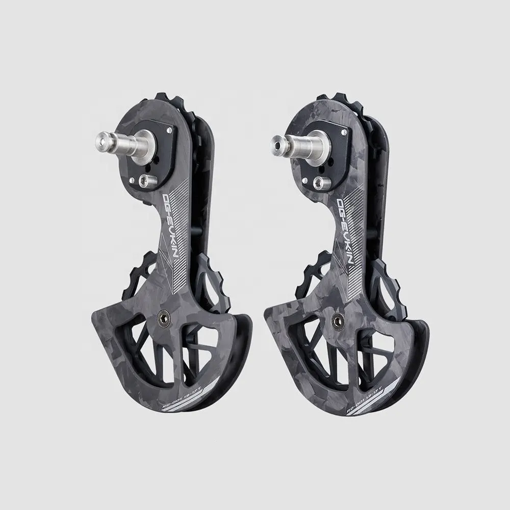 Deragliatore posteriore in ceramica in fibra di carbonio per bici da strada 13-17t ruota guida puleggia Shimano R7000/R8000/R8070/R9150/R9170 deragliatore bici