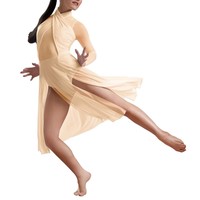 Robe en mousseline de soie jazz avec paillettes noires, costume de danse, justaucorps de danse lyrique extensible et soyeux, mousseline de soie blanche, tenue de scène pour la danse