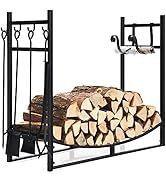 Support à <span class=keywords><strong>bois</strong></span> <span class=keywords><strong>de</strong></span> chauffage en métal <span class=keywords><strong>pour</strong></span> extérieur et intérieur, support à <span class=keywords><strong>bois</strong></span> <span class=keywords><strong>pour</strong></span> cheminée, support <span class=keywords><strong>de</strong></span> rangement empilable <span class=keywords><strong>pour</strong></span> <span class=keywords><strong>bois</strong></span> <span class=keywords><strong>de</strong></span> chauffage - Product Image 4