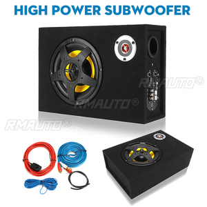 480w Car Stereo Subwoofer Shockproof Power <b>Amplifier</b> Under Seat Powered <b>Speaker</b> Car Alloy High Fidelity Music Player Car Audio - Product Image 2