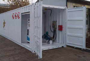 <span class=keywords><strong>Station</strong></span> d'essence de conteneur mobile montée sur dérapage d'usine chinoise de 20 pieds 40 pieds pour <span class=keywords><strong>le</strong></span> matériel d'acier au carbone d'essence et de diesel - Product Image 4