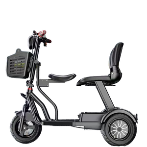 سكوتر تنقل ثلاثي العجلات للمعاقين بمحرك 1000 واط، خفيف الوزن وقوي، مدى طويل يصل إلى 15 كم، قابل للطي ومناسب للسفر، سعة تحمل 120 كجم - Product Image 6