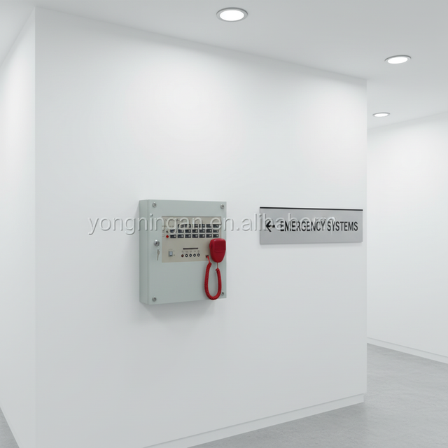 Multiple-way Fireman Intercom System Fire Telephone Control Panel with Handset