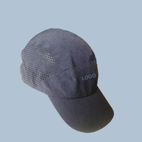 Casquette de baseball sans couture avec découpe laser, casquette imperméable à 5 panneaux pour le golf, le camping et la course à pied