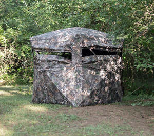 เต็นท์พรางตัวสำหรับล่าสัตว์น้ำแบบพกพา พร้อมหน้าต่างตาข่ายโปร่งใสและโครงเหล็กแข็งแรง - Product Image 2