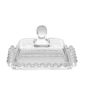 Новинка 2026 года – Прозрачная стеклянная масленка с ручкой для домашней кухни. Элегантный стеклянный контейнер для масла для вечеринок и подачи блюд. - Product Image 1