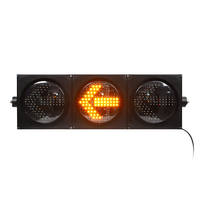 Feu de signalisation piéton CadSolar 300 mm avec minuteur de compte à rebours, télécommande, visibilité CE 800 m, IP65 pour passage piétonnier