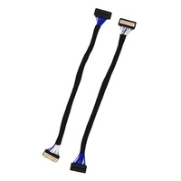 Câble LVDS TFT 31 broches DF9 mâle vers 31 broches DF9 femelle, faisceau de connecteurs haute densité carte-à-carte pour écran LCD