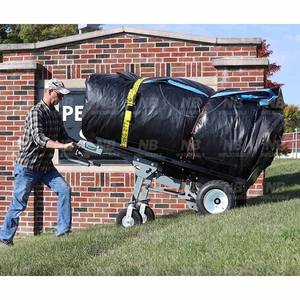 Carrello gonfiabile del carrello di spinta di stoccaggio di grande capacità dell'acciaio inossidabile per la casa di rimbalzo gonfiabile carrello a mano - Product Image 6