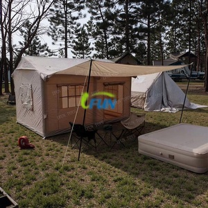 Tente gonflable de camping et de pêche octogonale portable et personnalisable, une chambre, quatre saisons, tissu Oxford, diamètre 2,5 m - Product Image 3