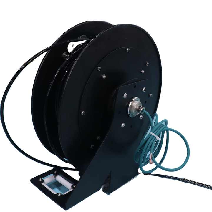 Spring Loaded Retractable Cable Reel Mechanism with DC Plug and IEC ...