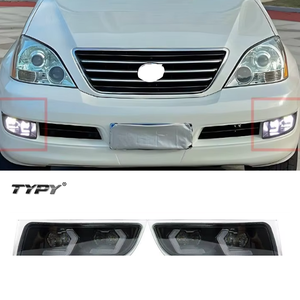 ไฟเดย์ไลท์/ไฟตัดหมอกแบบสองสี 12V ใหม่ สำหรับ Lexus GX470 ปี 03-09 ชุดประกอบไฟเลี้ยวแบบไหลสีเหลือง - Product Image 1