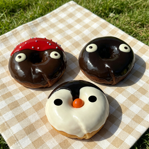 Donut de PU de 9 cm, juguete antiestrés de comida Kawaii, de subida lenta, tacto suave y esponjoso, modelo personalizado, artesanía de plástico, ecológico, con forma de corazón - Product Image 5