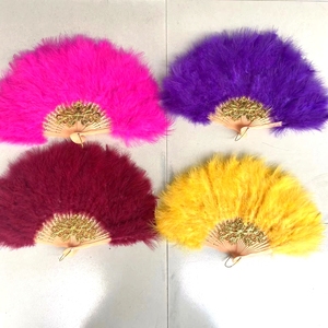 Éventails en plumes colorés en gros pour <span class=keywords><strong>bouquet</strong></span> <span class=keywords><strong>de</strong></span> <span class=keywords><strong>mariée</strong></span>, fête <span class=keywords><strong>de</strong></span> mariage, spectacle <span class=keywords><strong>de</strong></span> danse - Product Image 5