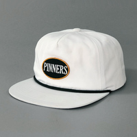 Casquettes Snapback en gros, casquettes en nylon et polyester à visière plate, casquettes Snapback à 5 panneaux, logo personnalisé, casquette non structurée