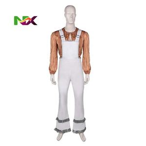 Costume de cosplay rétro des années 70 ABBA Bjorn Ulvaeus, costume de fantaisie pour homme adulte, déguisement pour Halloween, carnaval, fête - Product Image 4
