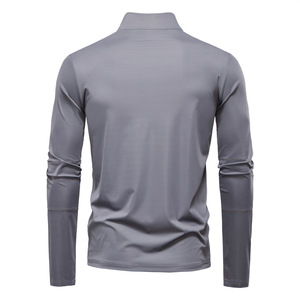 Nouveau <span class=keywords><strong>T</strong></span>-<span class=keywords><strong>shirt</strong></span> <span class=keywords><strong>Homme</strong></span> Printemps/É<span class=keywords><strong>t</strong></span>é 2026 Uni Décontracté <span class=keywords><strong>Anti</strong></span>-<span class=keywords><strong>UV</strong></span> Protection Solaire UPF100+ Manches Longues Demi-Zip - Product Image 2