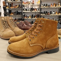 Bottes classiques en cuir véritable pour hommes personnalisées Goodyear, vente en gros, chaussures de randonnée de haute qualité, chaussures de travail Chukka, tous styles