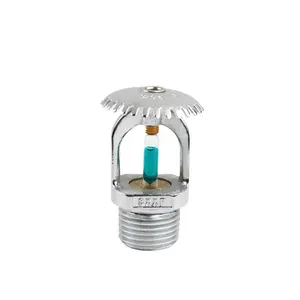 Systèmes de gicleurs de lutte contre l'incendie Usine Approvisionnement fiable Upright 68 Red Fire Sprinkler Head Glass Bulb Fire Sprinkler