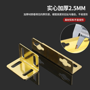 Bed Corner <b>Brackets</b> Steel Triangular Support Fixed Angle Iron Frame Hardware Accessories Durable Modern Simple Design - Product Image 5