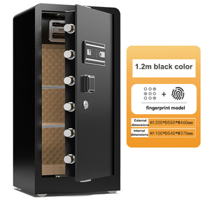 Large 1.2m Home Safe with Key and Electronic Digital <b>Lock</b> Black/coffee Electronic Key Safe <b>Box</b> - Product Image 1