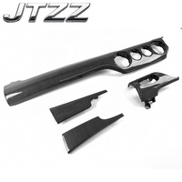 Kit de garnitures intérieures en fibre de carbone pour Ford Mustang Shelby S550, couvre-tableau de bord, panneau de commande de la console centrale, intérieur de voiture 2015-2023