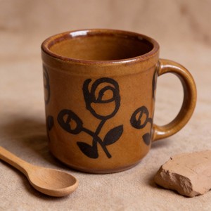 Taza de Café de Cerámica con Diseño de <span class=keywords><strong>Estrella</strong></span> y Luna, Estilo Wabi-Sabi, Color Marrón Zebra - Product Image 2