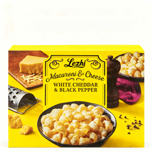 Tùy Chỉnh Cổ Điển Ẩm Thực Phương Tây Cao Cấp Cheddar Trắng Và Tiêu Đen Macaroni Và Pho Mát Thân Thiện Môi Trường Hộp Bao Bì - Product Image 2