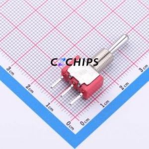 100SP3T1B1M2QE Toggle Switch Switch Single Pole Double Throw 120V 28V Cylindrical Knob - Product Image 2