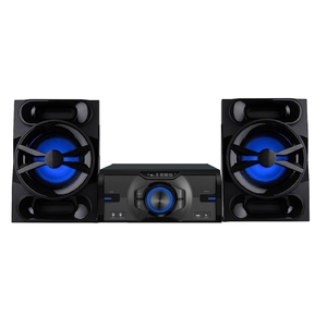 Sistema de Alta Fidelidad Portátil con Caja de Madera Azul, Altavoz 2.0 para <span class=keywords><strong>Cine</strong></span> en <span class=keywords><strong>Casa</strong></span>, Gran Venta - Product Image 4