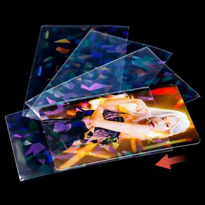 Vente en gros 58x98mm Holographique Premium Penny Photocard Manches Kpop <span class=keywords><strong>Corn</strong></span> Transparent Porte-Carte Fit Pour Idol Kpop Cartes - Product Image 5
