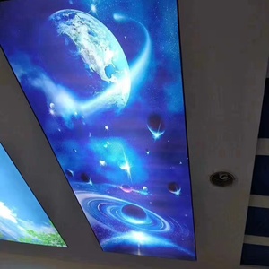 ฟิล์มพีวีซีแบบนิ่มสำหรับงานพิมพ์สามมิติ ZHIHAI ลายปลา ดีไซน์เรียบง่ายสำหรับตกแต่งฝ้าเพดานด้วยปูน<span class=keywords><strong>ปลา</strong></span>สเตอร์ - Product Image 4