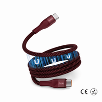 Cable USB Tipo-C Magnético de 100W 5A con Trenzado de Nailon y Conductor de Cobre Puro para iPhone 17/18