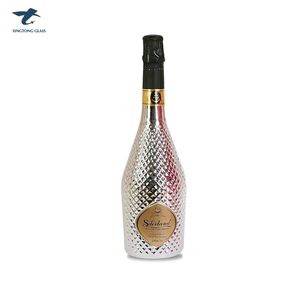 電気メッキされた非常に人気のシャンパンガラス瓶 (ゴールデン、ブルー、ピンク、シルバー、レッドなど) - Product Image 4