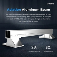 G-WEIKE LF3015LN cnc laser cortadora precio maquina corte en métal populaire acero inoxidable d'acero al carbo découpe laser