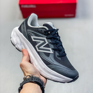 Scarpe da Corsa Traspiranti in Pura Pelle Bovina <span class=keywords><strong>NB</strong></span> Originale con Suola in Gomma Leggera e Spessa per Aumentare l'Altezza - Product Image 2