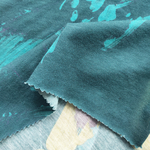 Vải Jersey Vải <span class=keywords><strong>Modal</strong></span> Cotton Thiết Kế Mới 2022, Vải In Hoa Cho Hàng May Mặc - Product Image 5