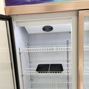 Refrigerador con Tres Puertas de Vidrio, Enfriador de Bebidas, Congelador de Vegetales, Congelador de Carne - Product Image 3