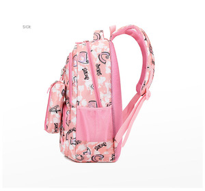 Mochila Escolar Kawaii Impermeable para Adolescentes, con Estampado de Grafiti, para Primaria, con Estuche para Lápices - Product Image 3